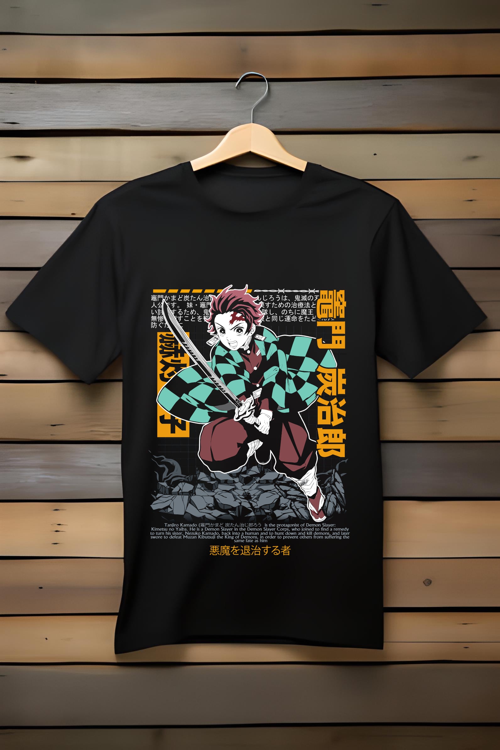 Demonslayer: Tanjiro Kamado T-Shirt (Unisex, Regular)